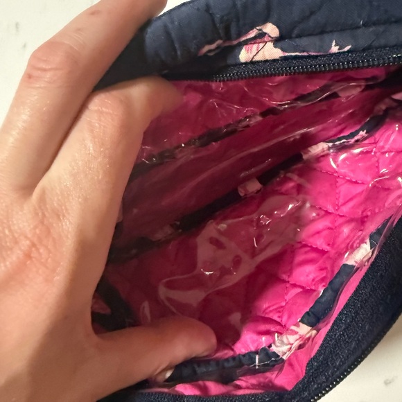 🦩 Vintage Vera Bradley ‘Flamingo Fiesta’ Travel Case & Pouches - Picture 8 of 11